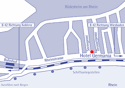Stadtplan von R&uuml;desheim